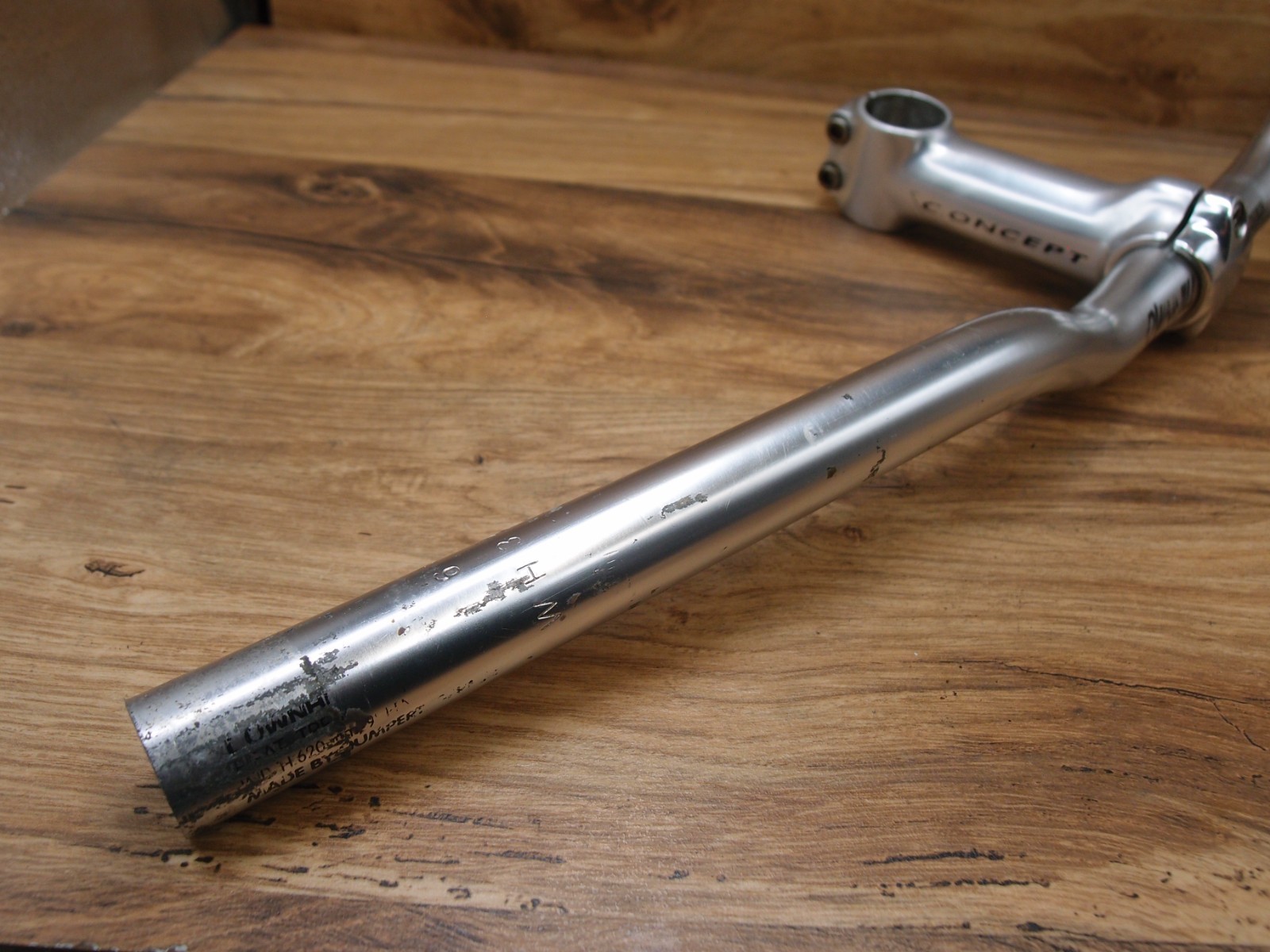 riser handlebar Humpert Race Power Downhill + ahead stem Concept 1 1/8 in