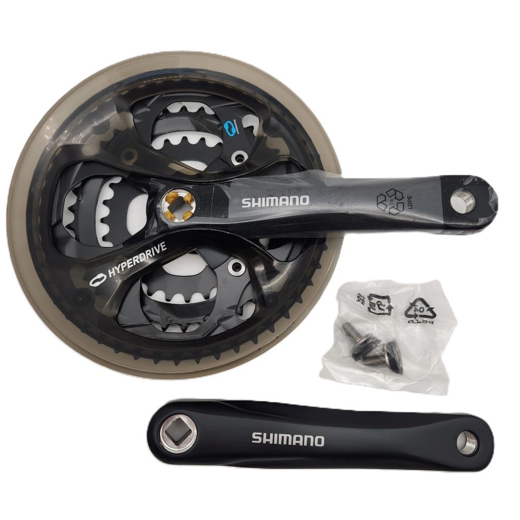 Shimano Altus FC-M361 170mm Square Taper JIS Crankset 7/8-Speed 48/38/28t