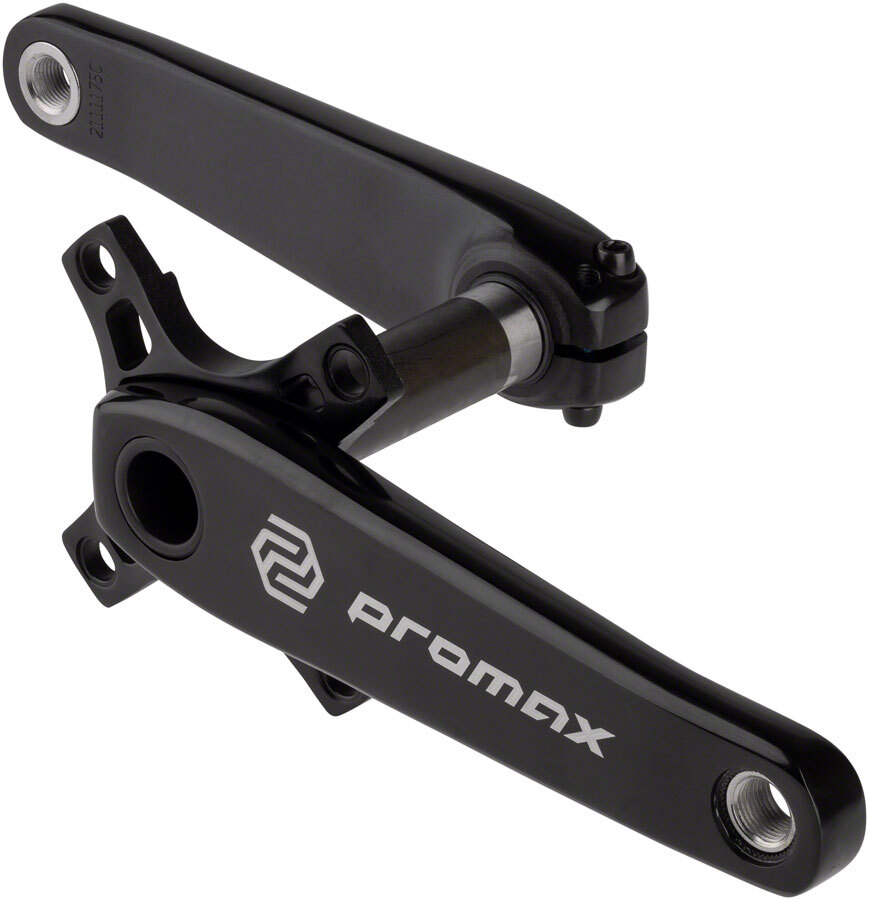 Promax HF-2 Crankset – 175mm, 24mm Spindle, 2-Piece, Black