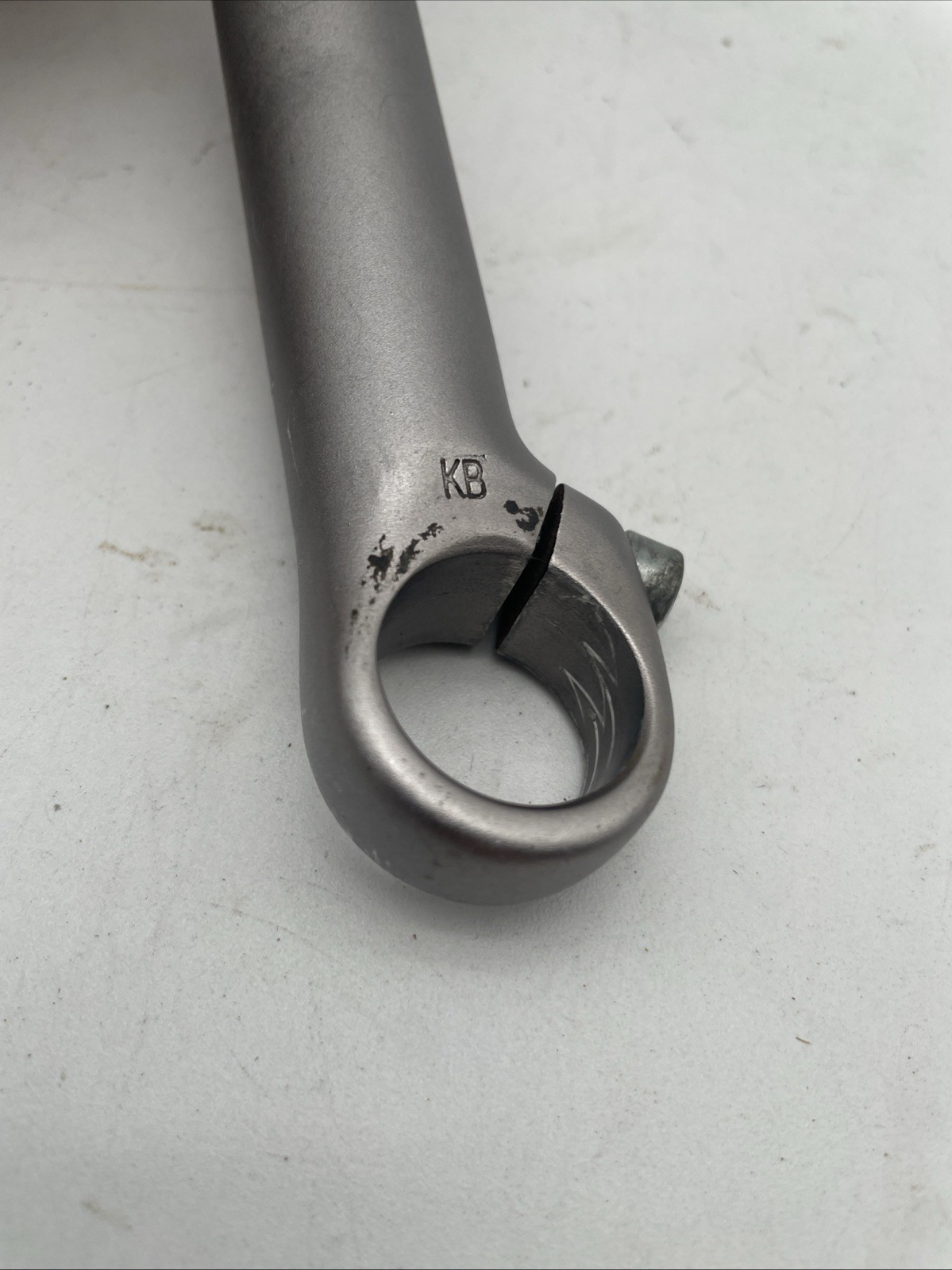 90s Era Ritchey Logic Expert Bar Ends Forged Alloy Clamp Long Bend Silver