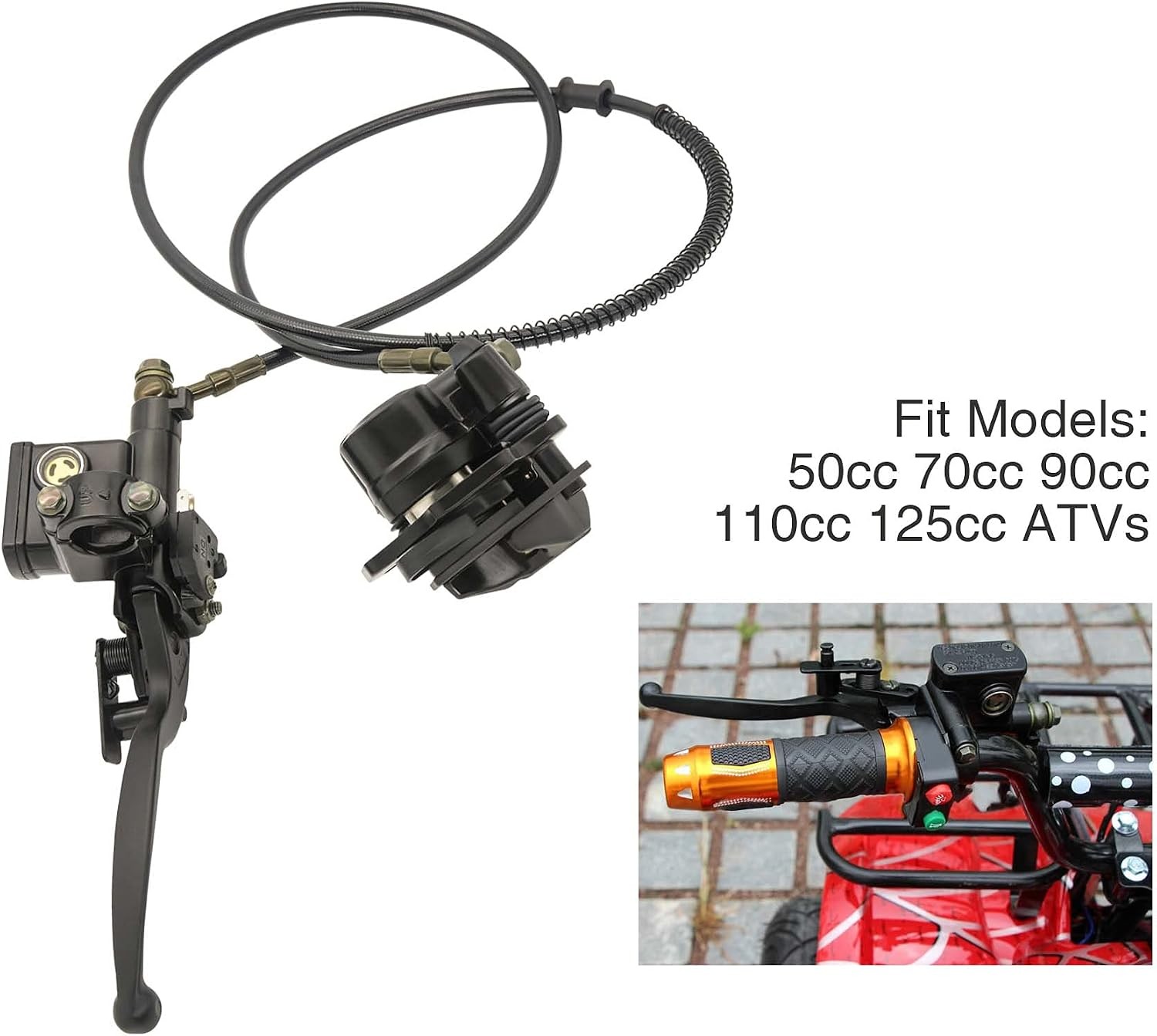 Rear Hand Hydraulic Disc Brake Left Hydraulic Brake Master Caliper Assembly C…
