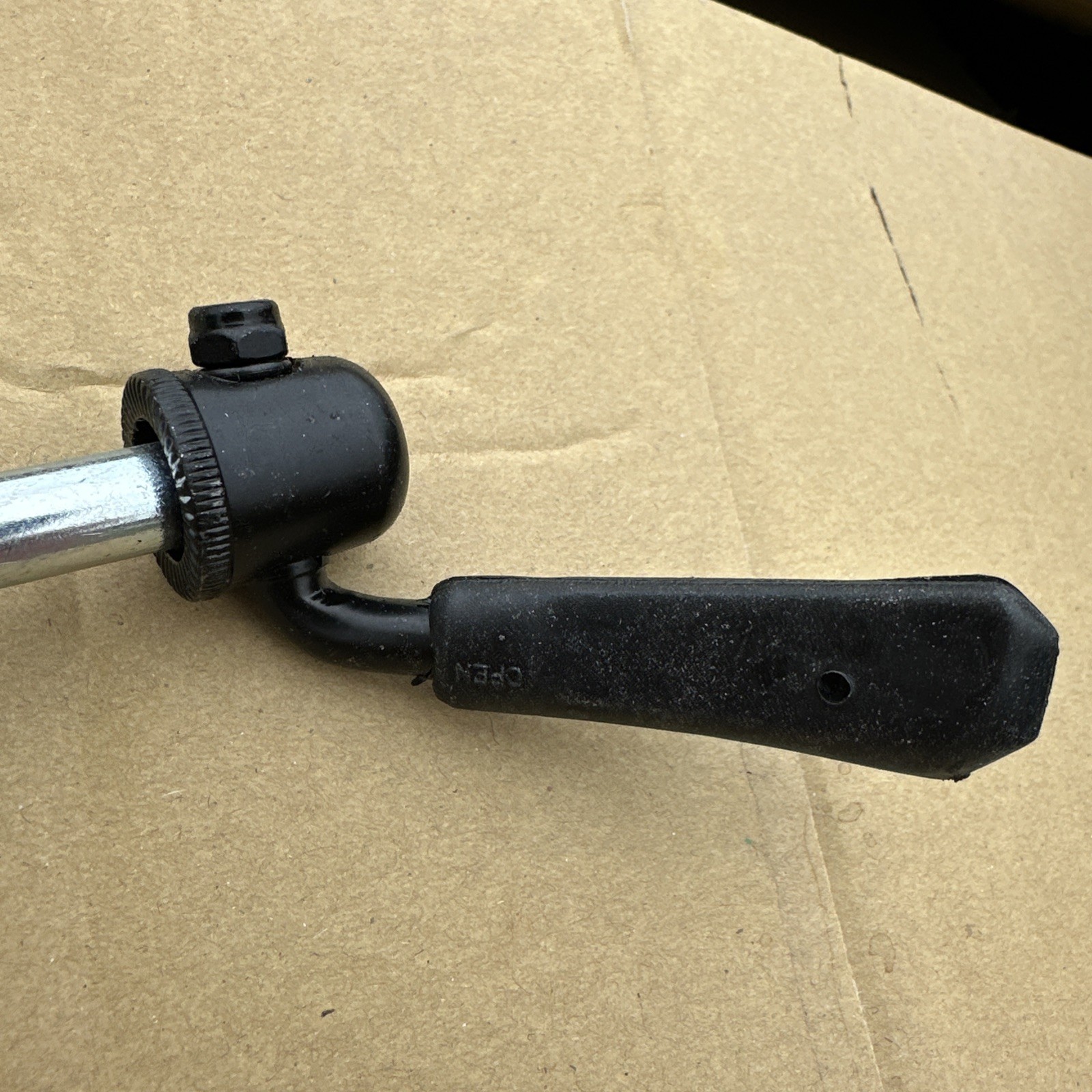 New Unbranded Bike Bicycle Steel Quick Release Skewer M9x158mm Black