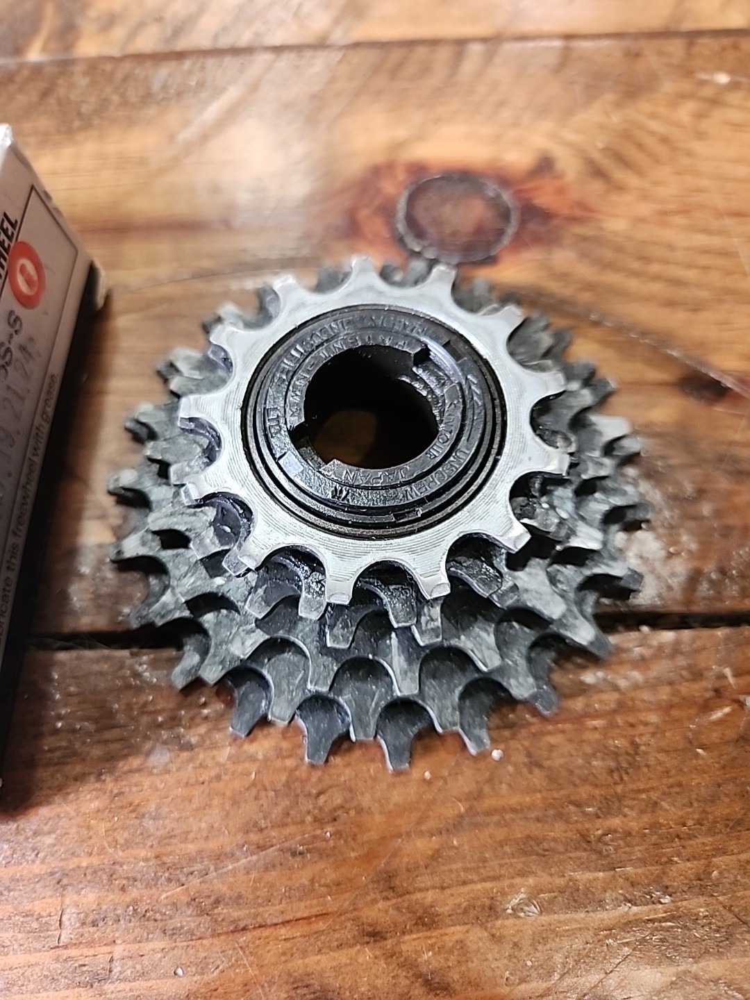 NOS Suntour Winner Pro 6sp Freewheel 13-14-15-16-17-19 Silver Finish Nice Box