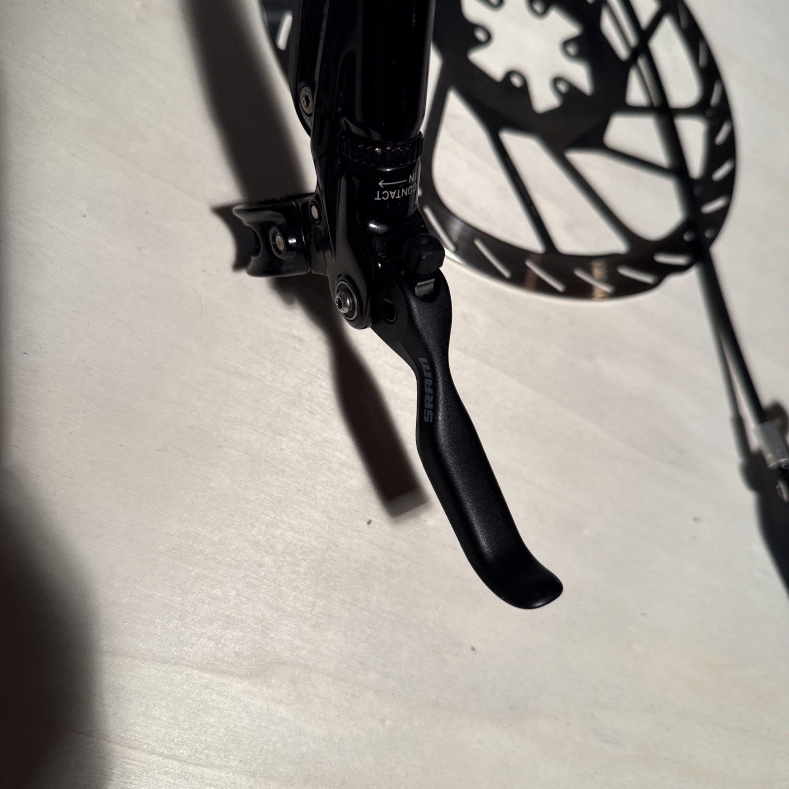 SRAM Code RSC Left Front Brake & HS2 220mm Rotor, 860mm Hose