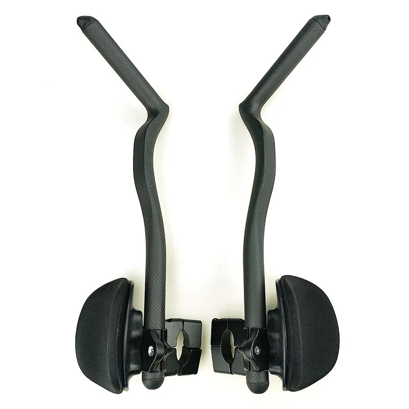 Carbon Fiber Bicycle Triathlon Bar 55° Degree Anti-slip Integrated Aero Rest Bar