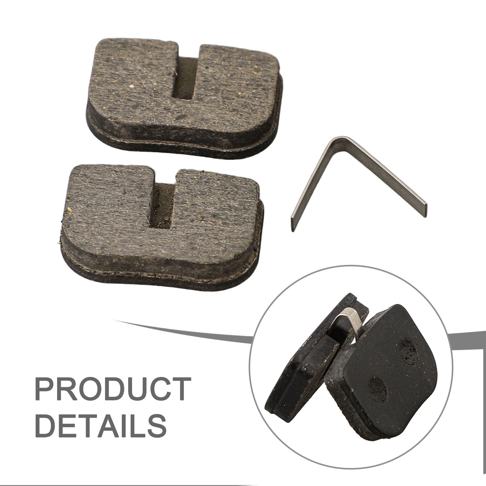 Bike Disc Brake Pads Resin Metal Long for service Life Silent Easy Installation