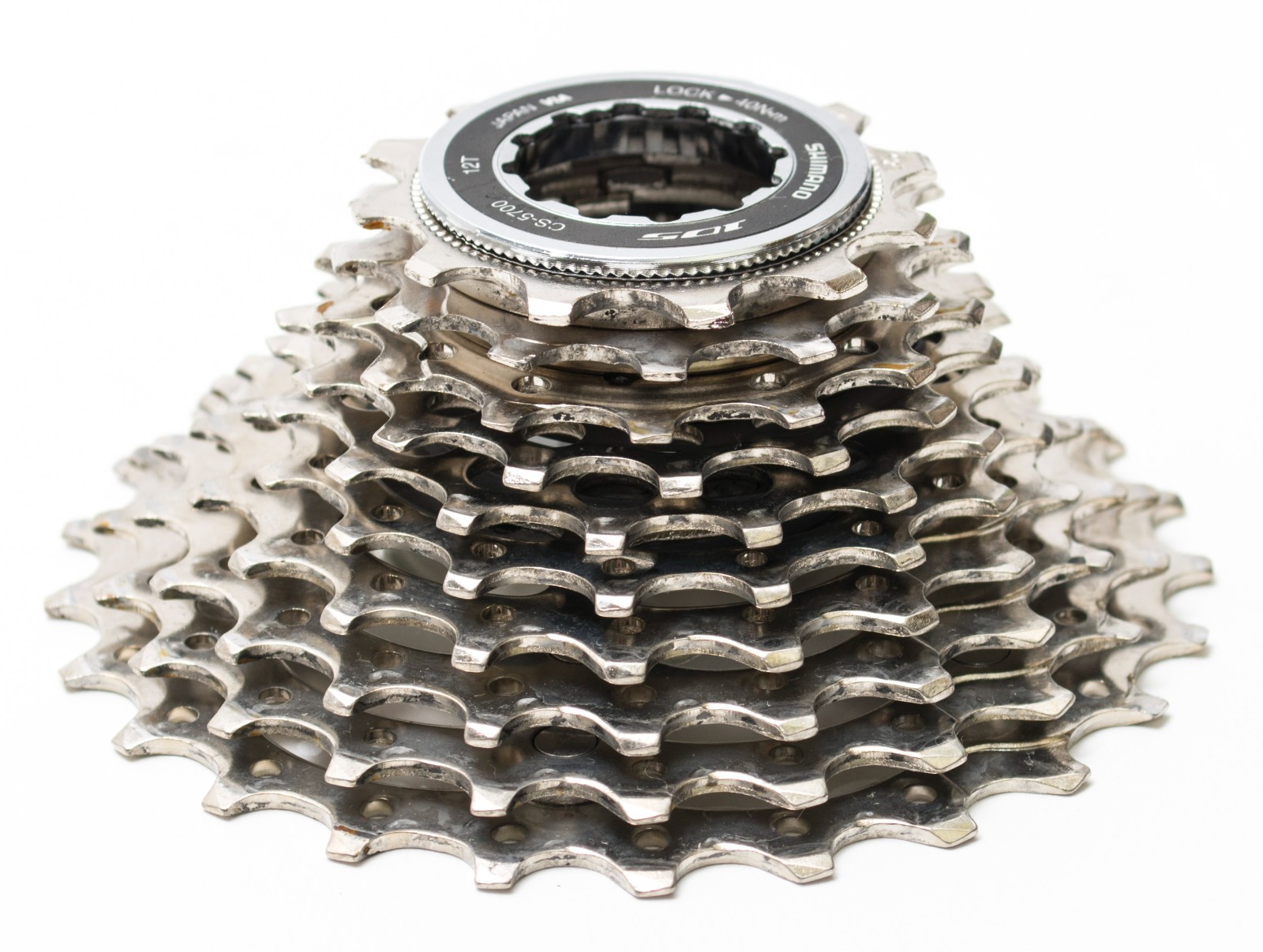 Shimano 105 CS-5700 10 Speed Road Bike Cassette 12-25T HG Steel Cogs Trainer