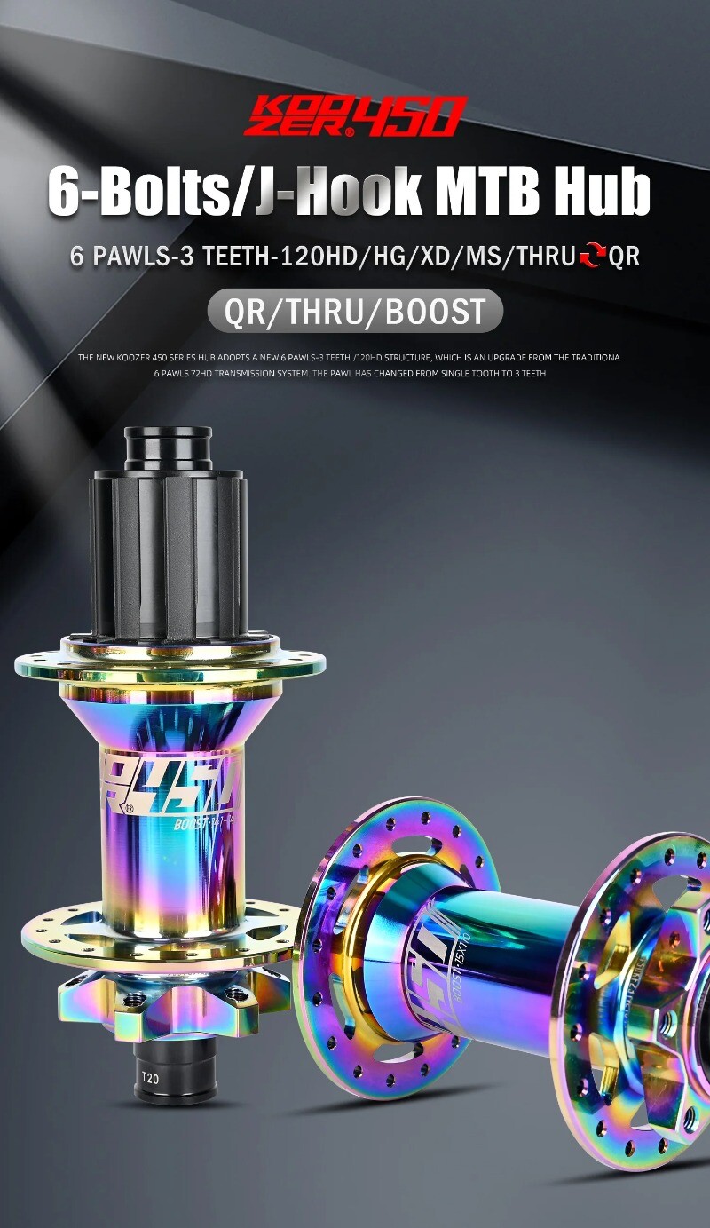 Mountain Bike 6 Pawls 3 Teeth Hubs 28 32 Hole BOOST 110*15/148*12MM Hub HG XD MS