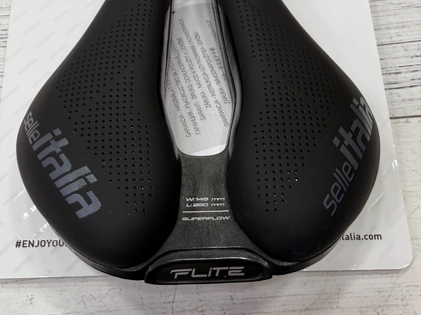 Selle Italia Flite Boost Gravel L3 TI316 Superflow Saddle (Black)