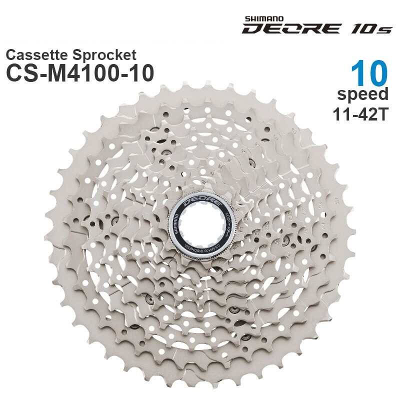 Shimano Cassette Deore CS-M4100 10 Speed 11-42 11-46 Teeth Touring Trekking MTB