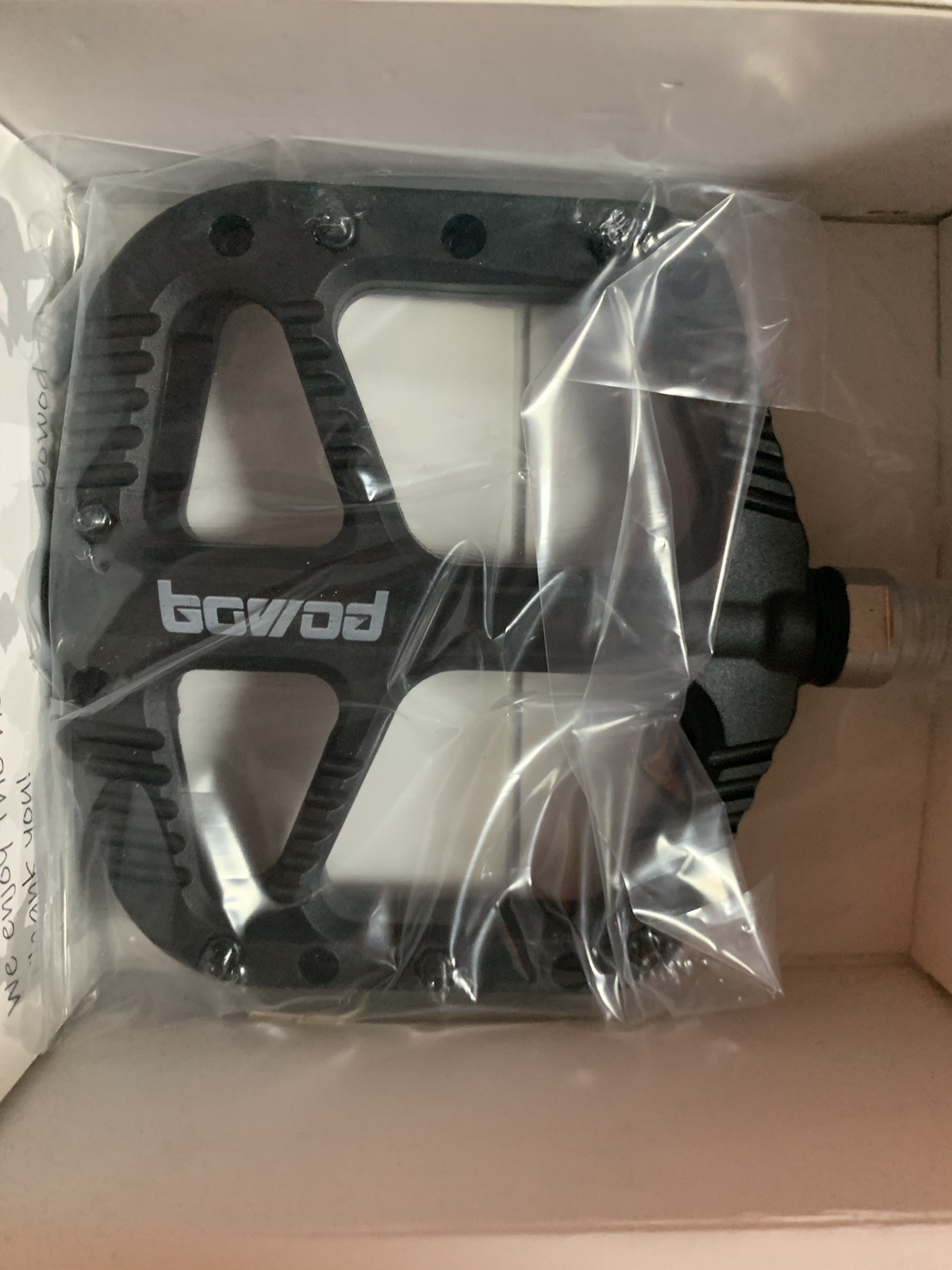 Bowod MTB Pedals Flat mountain bike pedals adult light and wide nylon composite
