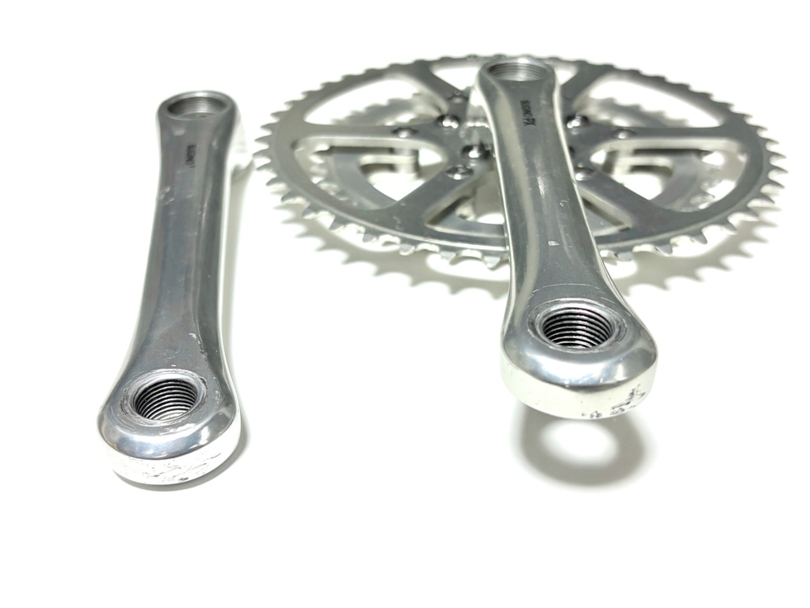 Rare SUGINO PX Triple Crankset 160mm 46/36/30T w/ Box Vintage Touring