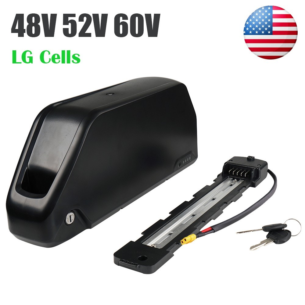 48V 52V 60V 13Ah~26AH Ebike Li-ion Battery DP Pack for 250W-2000W Electric Bike