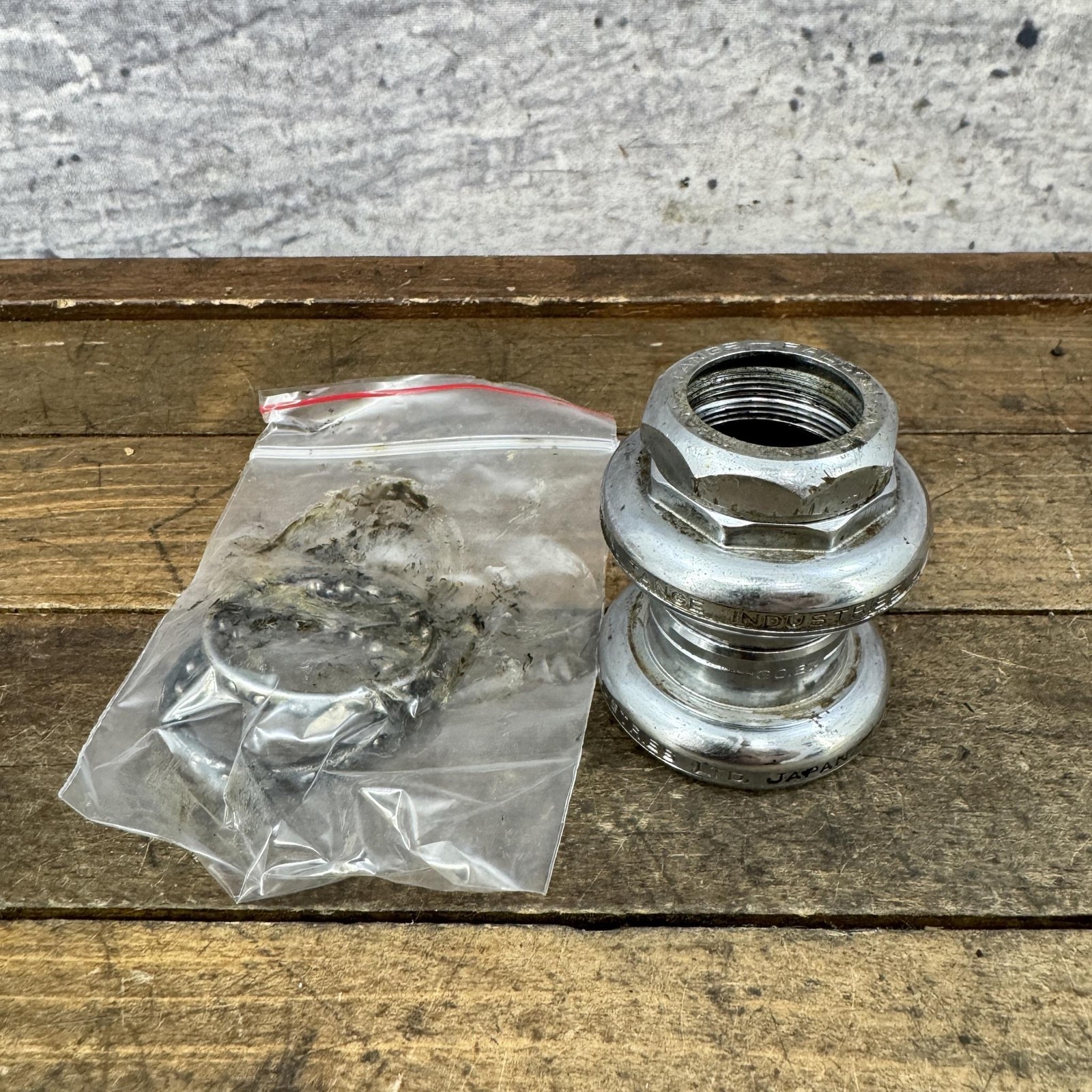 Vintage Tange Falcon 1 Inch Threaded Headset 80s ATB Mountain 30.2 26.4 MTB