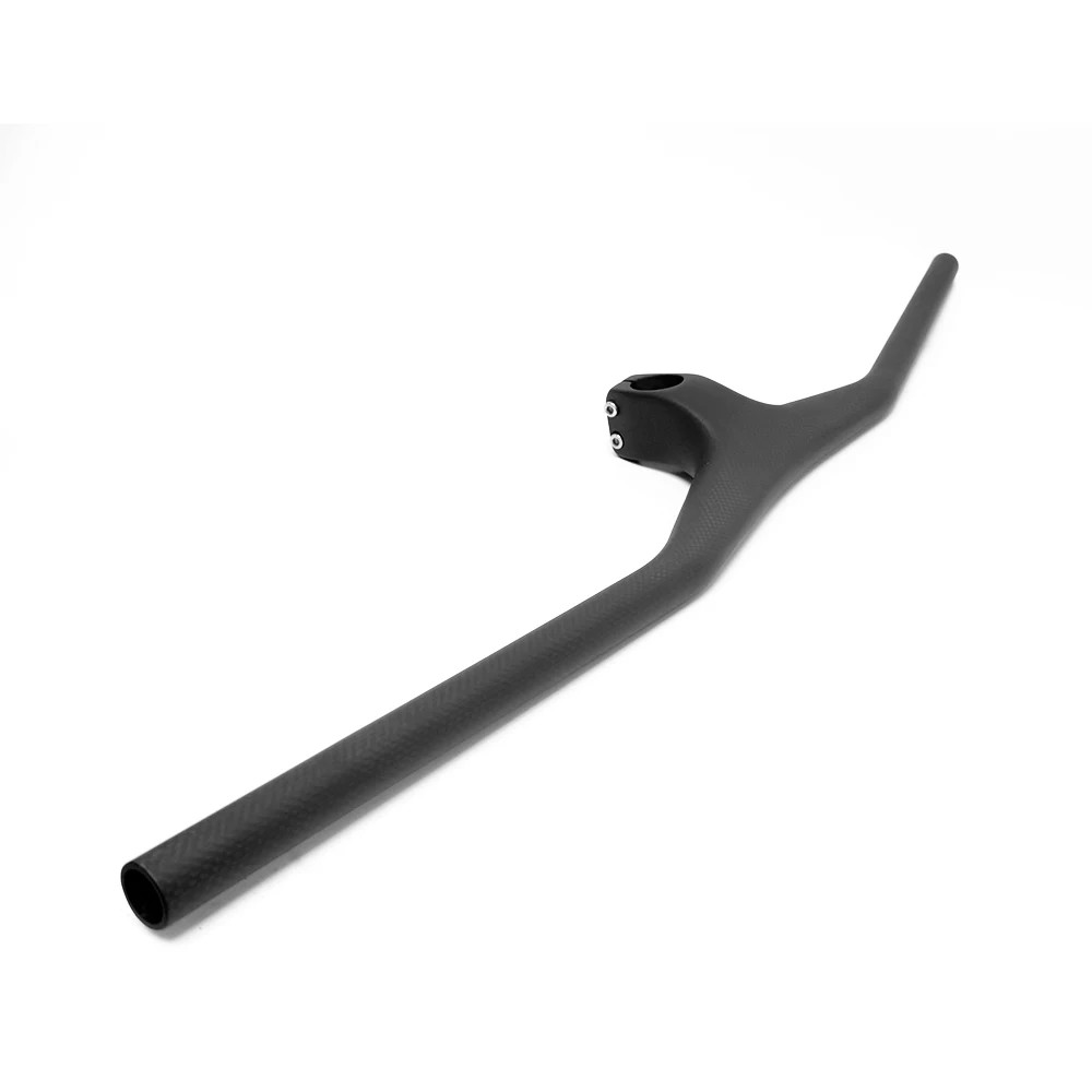 MTB Mountain Bicycle Carbon Riser Handlebar 3K UD Glossy Integrated Handle Bar