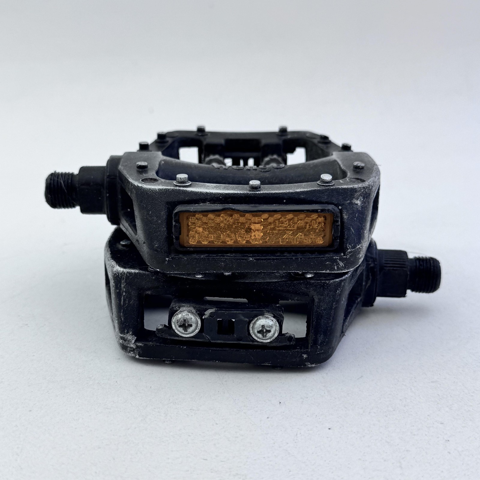 Wellgo Platform Pedals Pair Black Alloy Flat Bike 9/16 in MTB BMX Urban A20