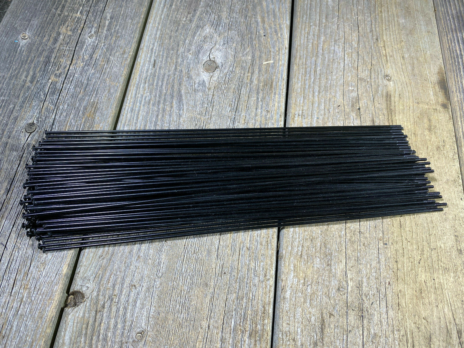 SPOKES 2.0 268MM BLACK SPOKES STRAIGHT – BULK – QTY 100 WHEEL BUILDING
