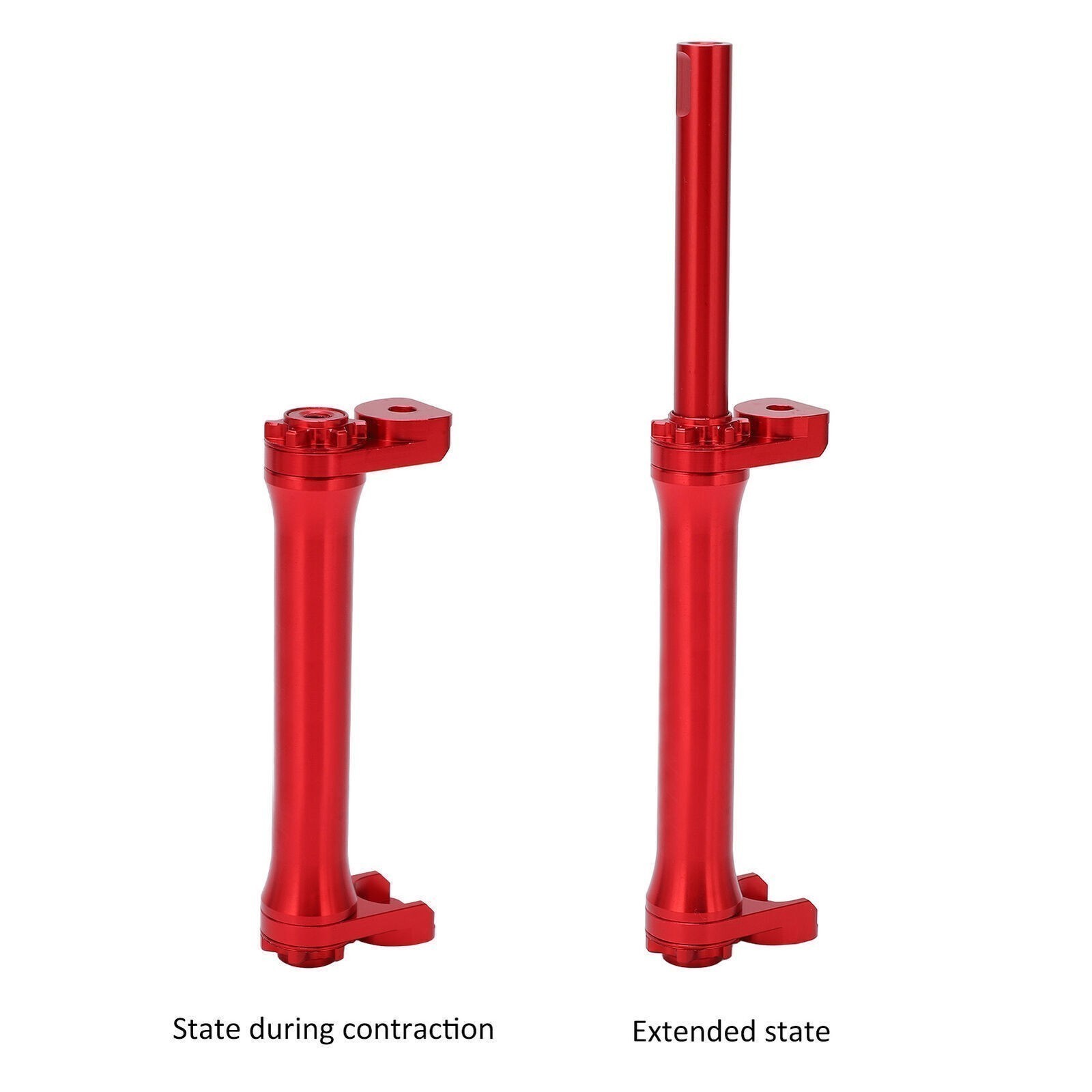 Aluminum Alloy Easy Wheel Extension Telescopic Bar for Brompton 3sixty Folding