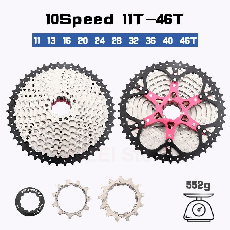 SHIMANO DEORE M4100 1×10 Speed MTB Groupset 42T/46T 10S group KMC X10 CHAIN