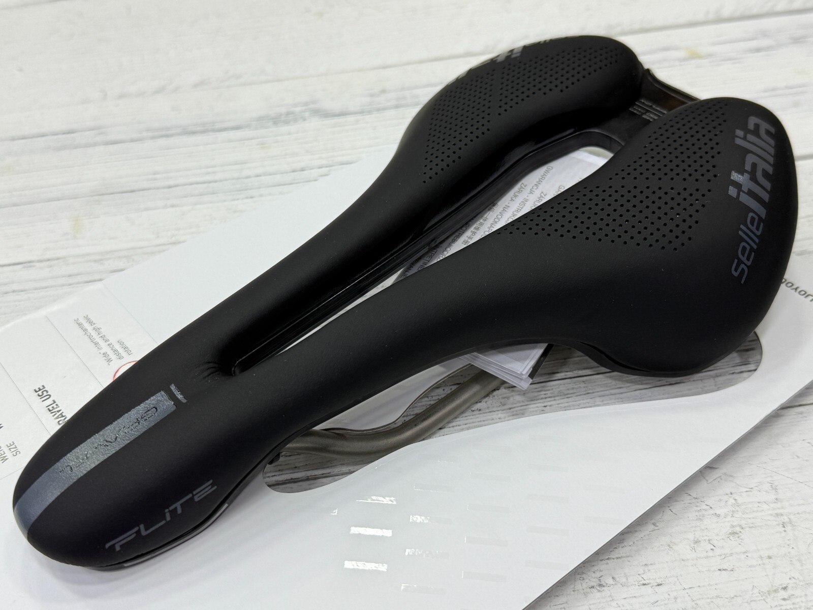 Selle Italia Flite Boost Gravel L3 TI316 Superflow Saddle (Black)