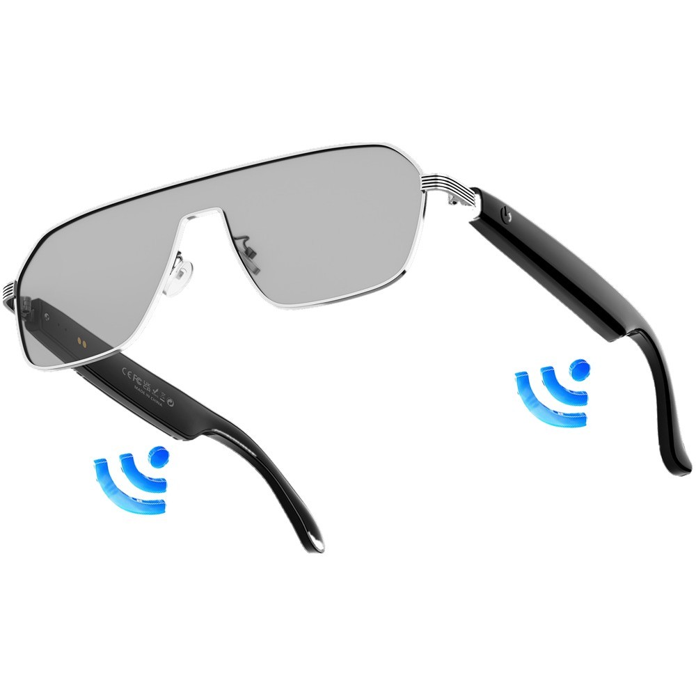 2026 AI Smart Glasses for Men&Women Bluetooth Open-Ear Speakers for Music Call
