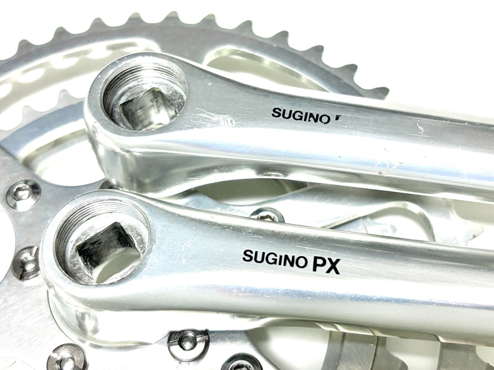 Rare SUGINO PX Triple Crankset 160mm 46/36/30T w/ Box Vintage Touring