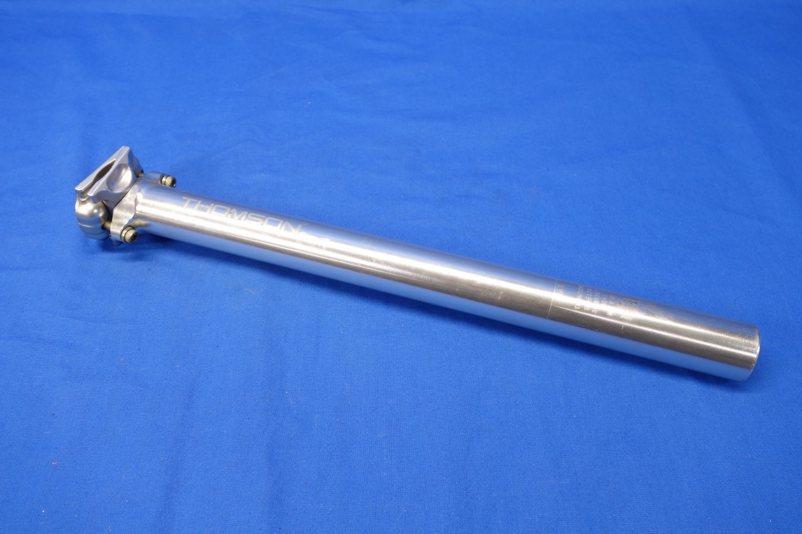 Thomson Elite Silver Aluminum Seatpost: 30.9mm Diameter x 367mm Length