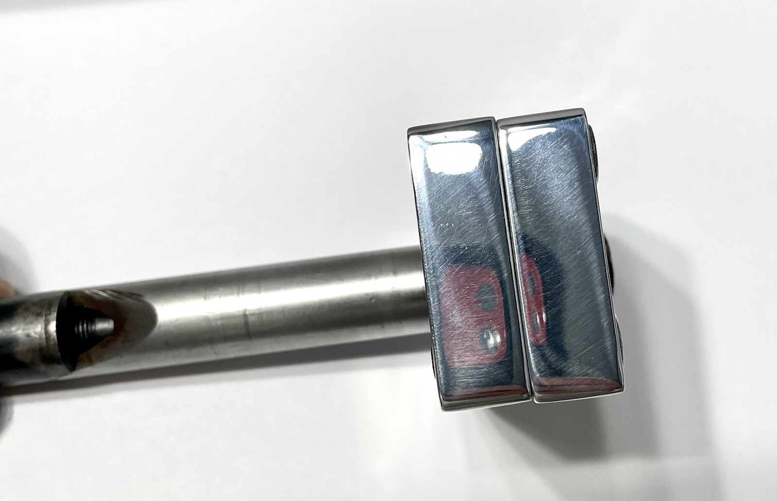 Old School BMX 1980’s TUF NECK TIGER Stamped Quill STEM 1” THREADED Show Chrome