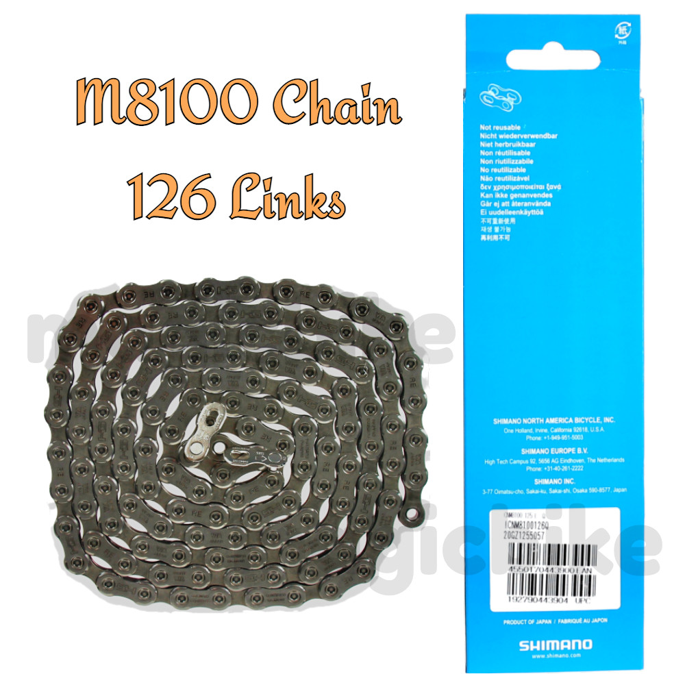 Shimano XT CN-M8100 Chain 126 Links 12-Speed NEW (with Quick-Link)