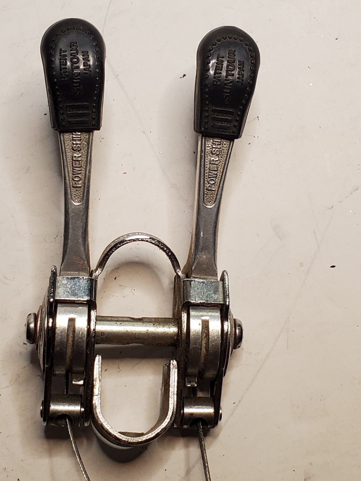 Vintage Suntour Motobecane Shift Lever Set Stem Mount Friction Ratchet 80s
