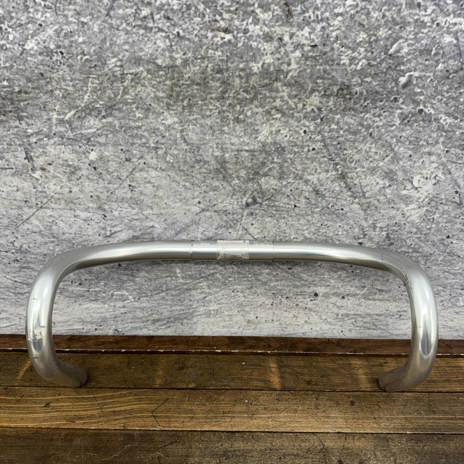 Vintage Cinelli Criterium Drop Handlebar 38cm 26.4 Clamp Silver Alloy Road Bar