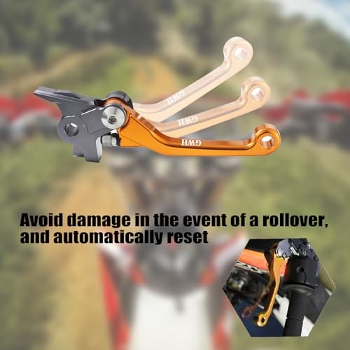 Motorcycle CNC Aluminum Billet Foldable Brake Clutch Lever Handle Levers for