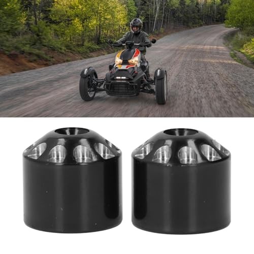 1 Pair of Motorcycle Handlebar End Weights,Solid Stainless Steel Bar Ends Plug