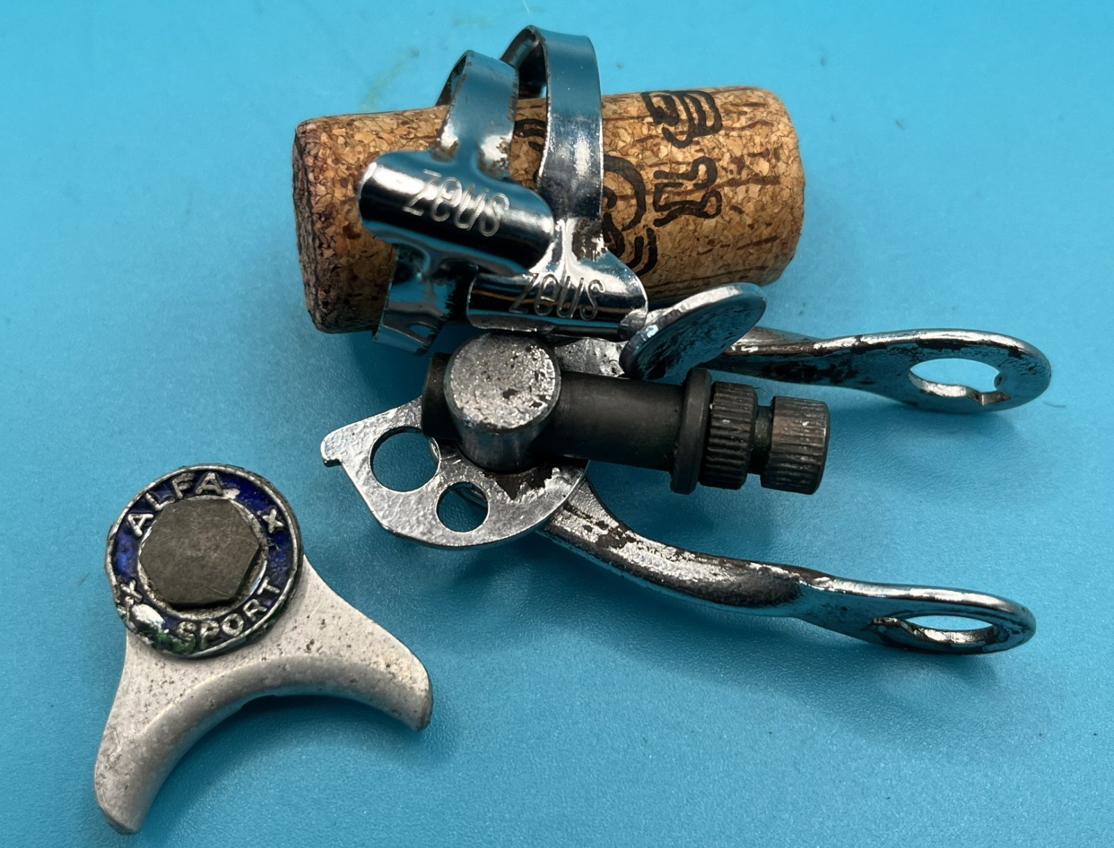 (5G) Zeus Super Alfa Sport 71 Brake set, Vintage Eroica Mathauser pads