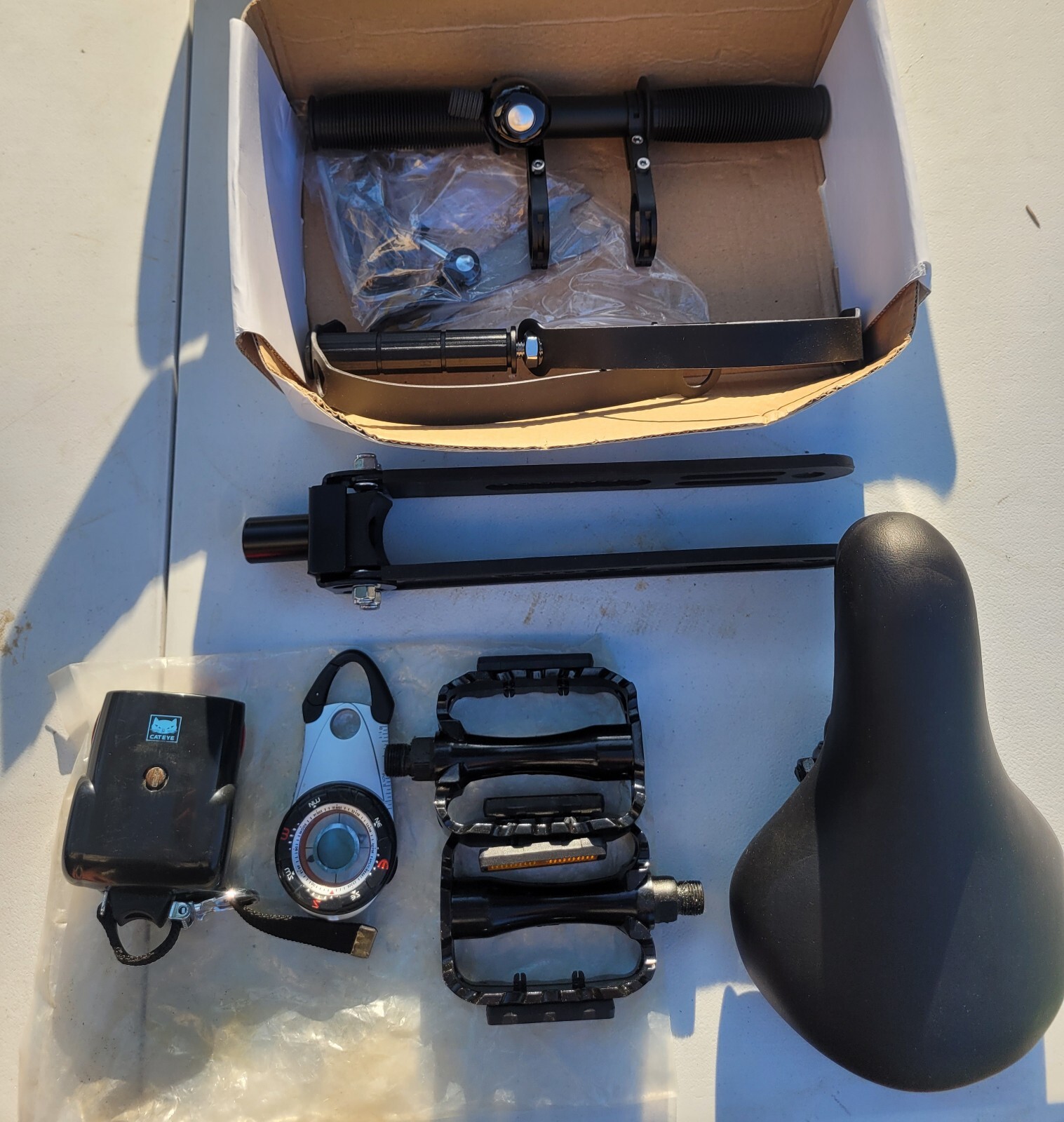 Bicycle Bike Lot Saddle Seat Pedals Misc Bike Accessories