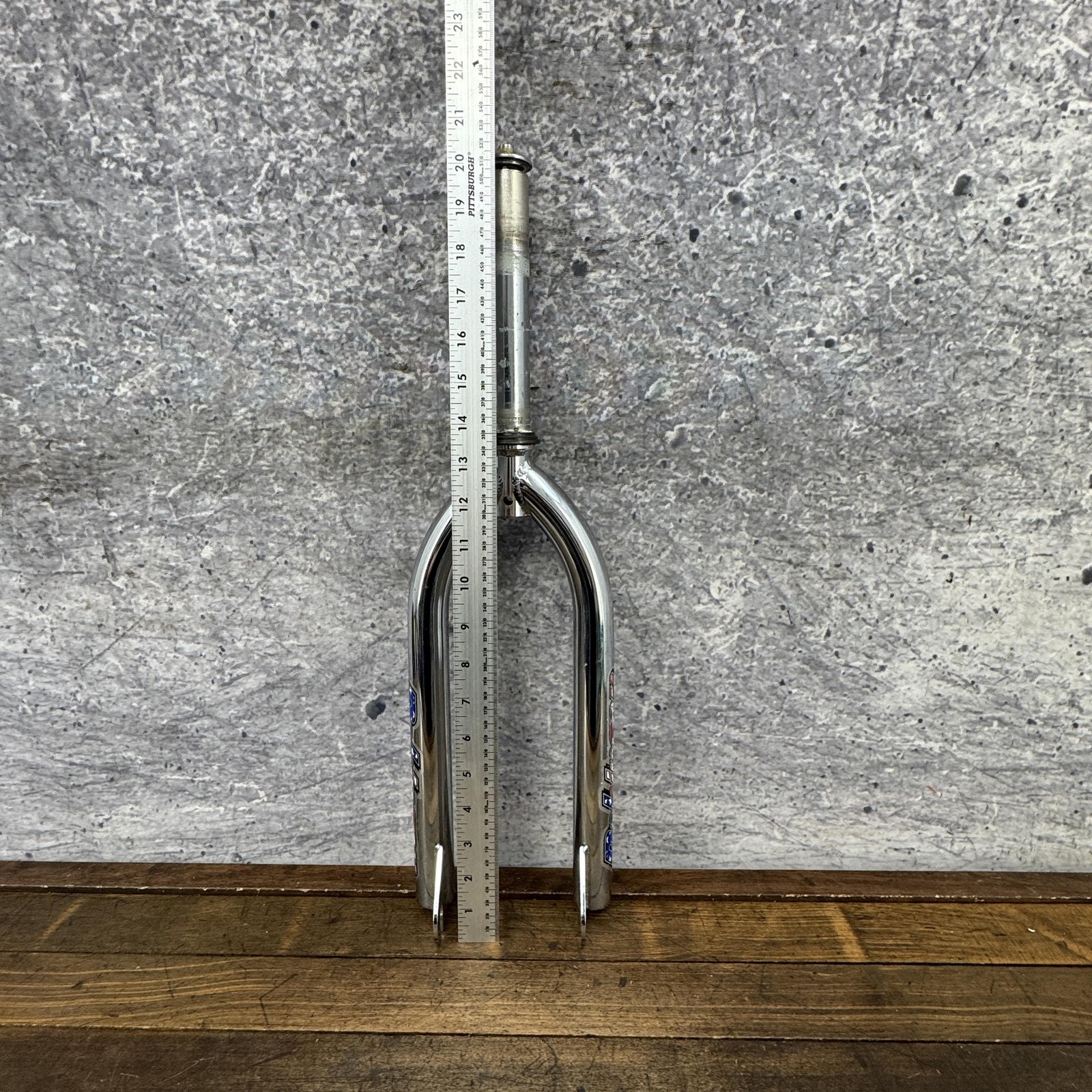 Vintage Robinson BMX Fork 20in 1 1/8 Threadless Chrome Steel Old School BMX 90s