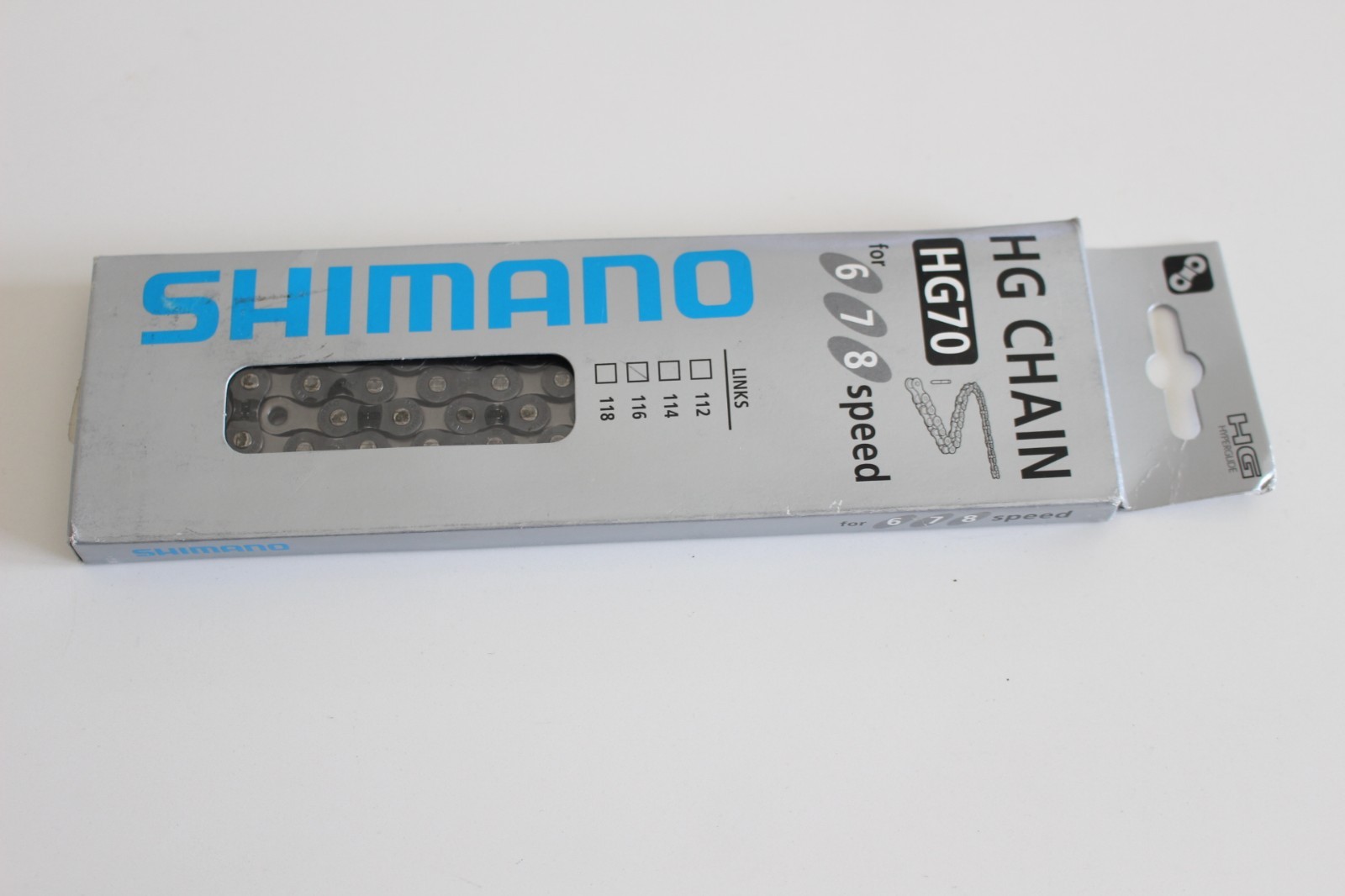 Shimano HG70 Hyperglide Bike Chain 116 L for 6 7 8 Speed NEW