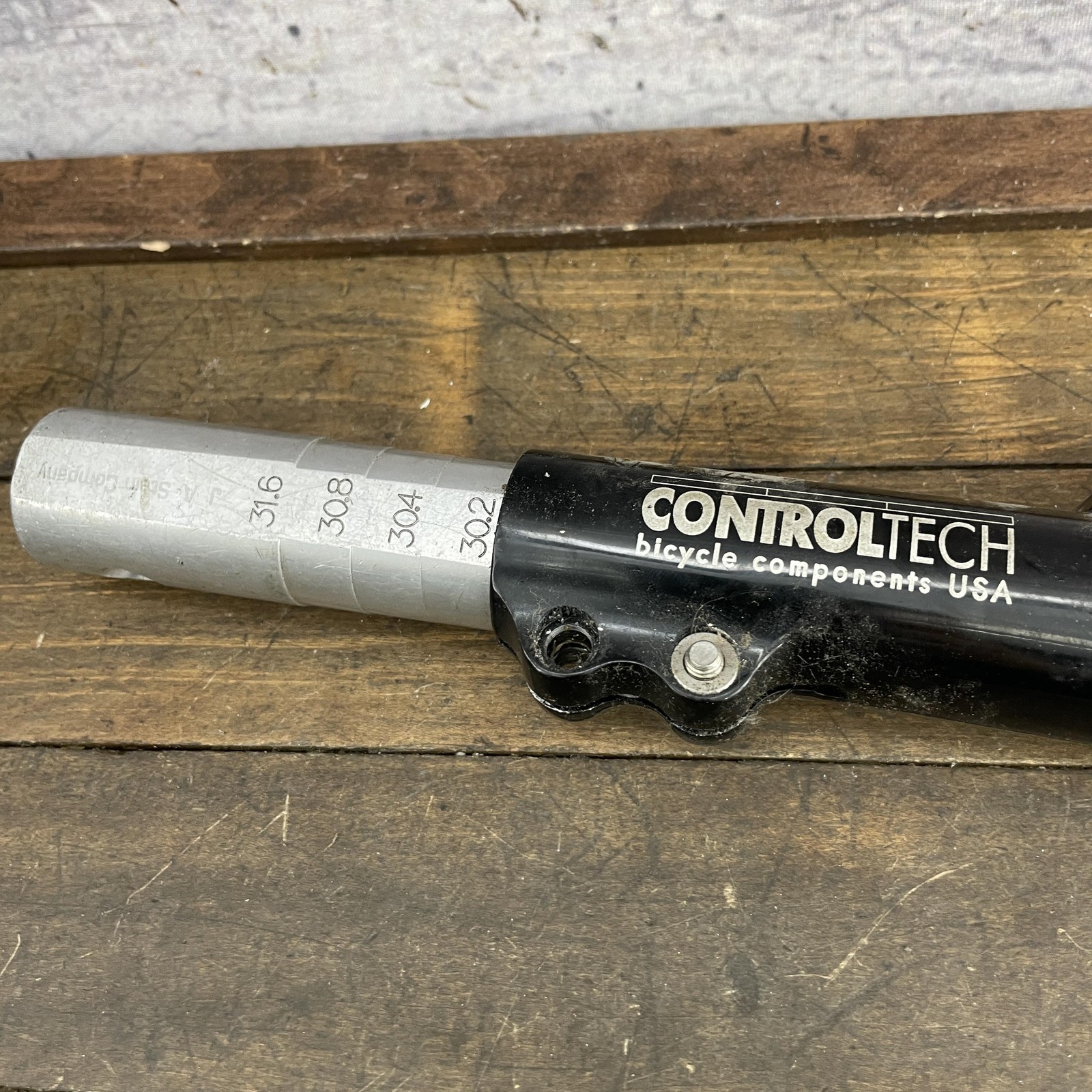Control Tech Tandem Stoker Stem Extension 30.2mm USA Missing Pinch Bolt 180g