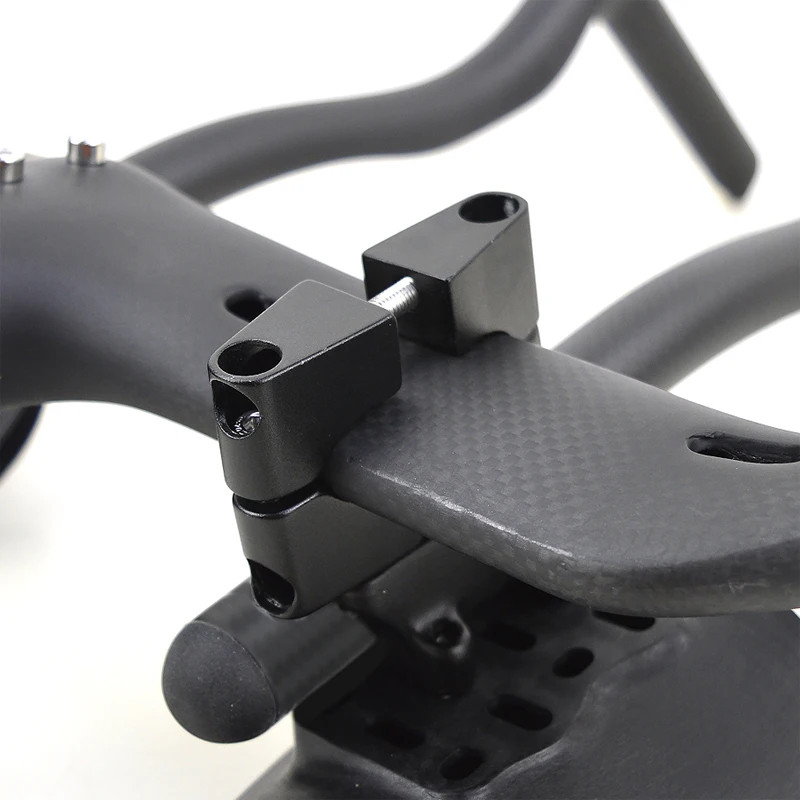 Carbon Fiber Bicycle Triathlon Bar 55° Degree Anti-slip Integrated Aero Rest Bar