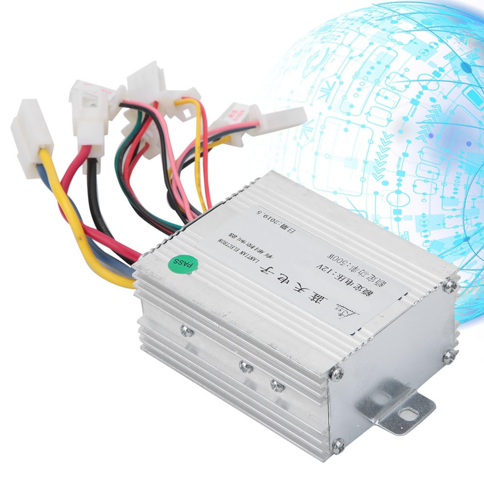 DC Motor Speed Controller,12V 500W Brush Motor Speed Controller for -Bike Ele…