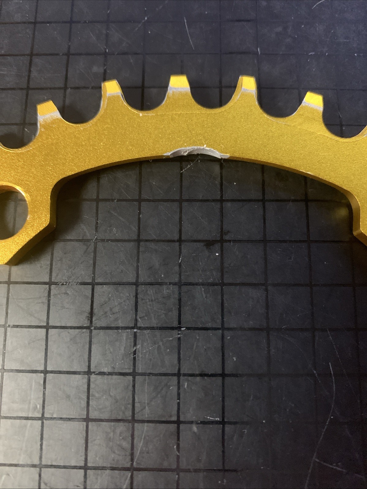 USED Deckas Oval 1x SRAM 104 BCD Chainring 32 Gold Gravel Road MTB Narrow Wide