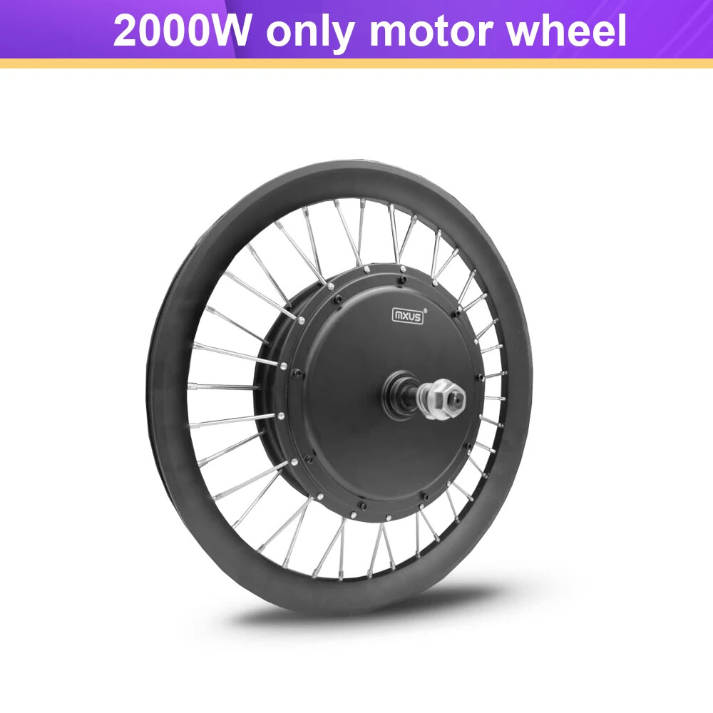 48V 2000W Mountain E-bike Gearless Brushelss Rear Motor 20-29Inch 700C 3.0 Tire