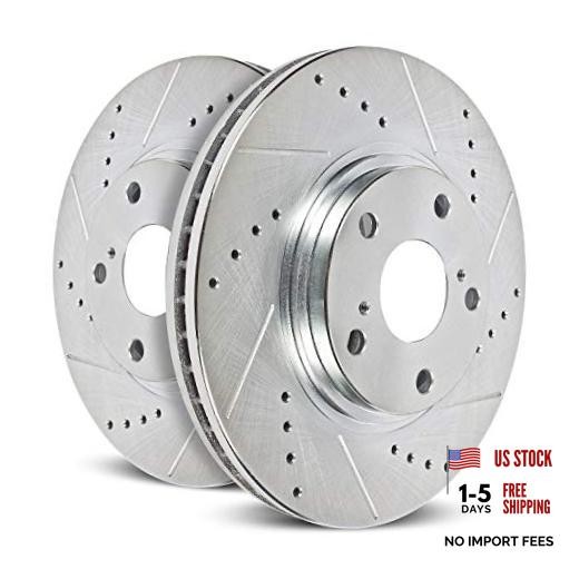 Power Stop JBR1151XPR Rear Evolution Drilled & Slotted Rotor Pair For Lexus