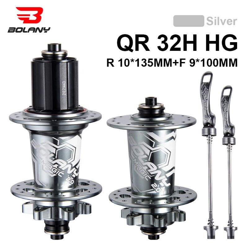 32H MTB Bicycle Disc Brake 6 Pawls 108 Clicks 4 Sealed Bearing Hubs XD HG QR