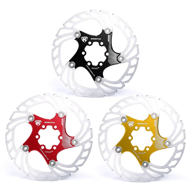 KOOTU Bike Disc Brake Rotor 160mm 180mm 203mm with 6 Bolts MTB Bicycle Rotors