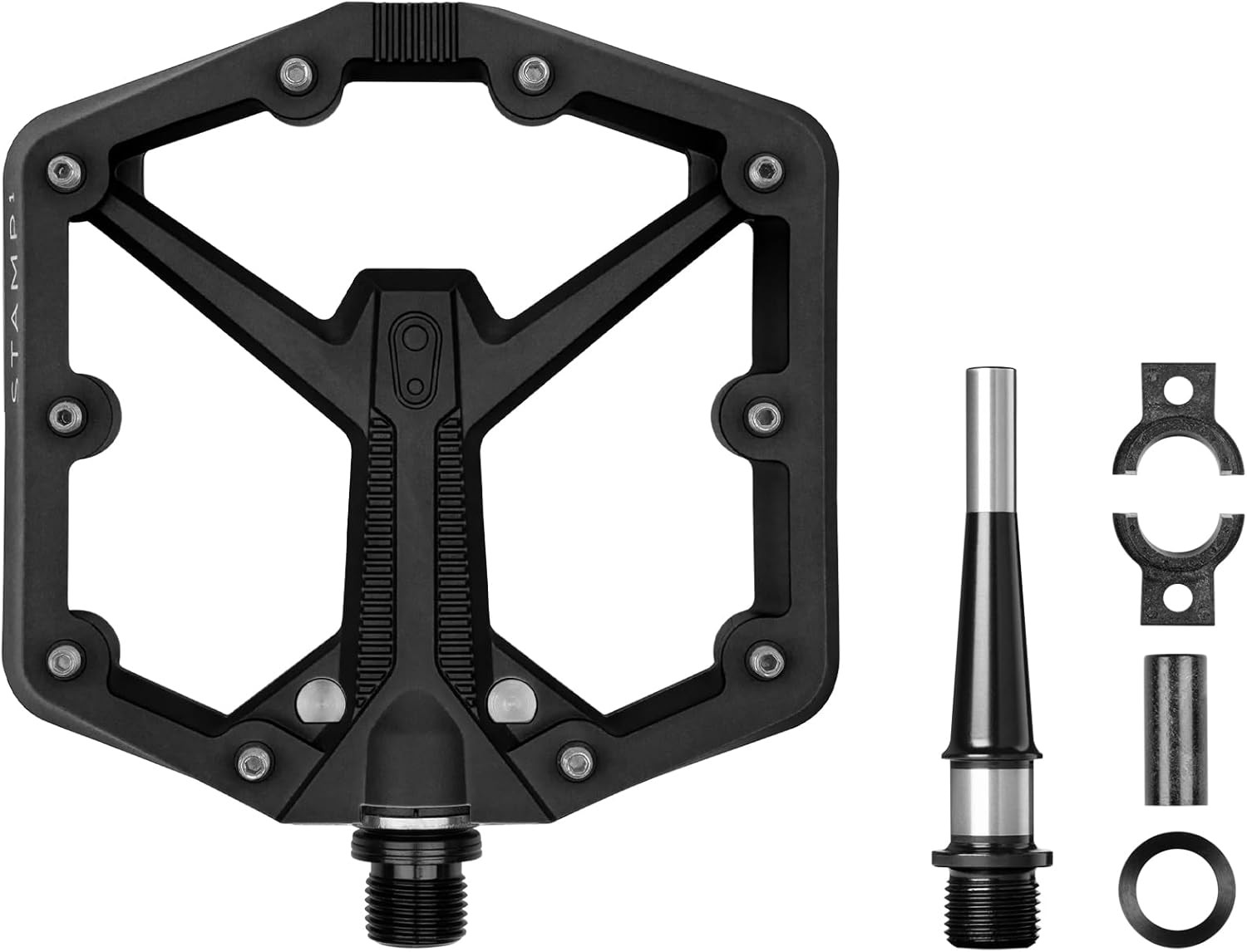 Stamp Flat MTB Pedals – Size-Specific, Lightweight, Versatile, Durable Bike Peda