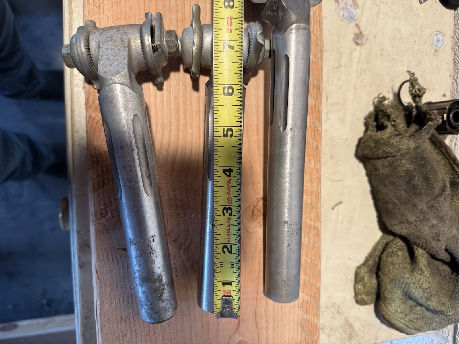 Three Vintage SR (Sakae/Ringyo) Seat Posts – 26.6 mm Laprade