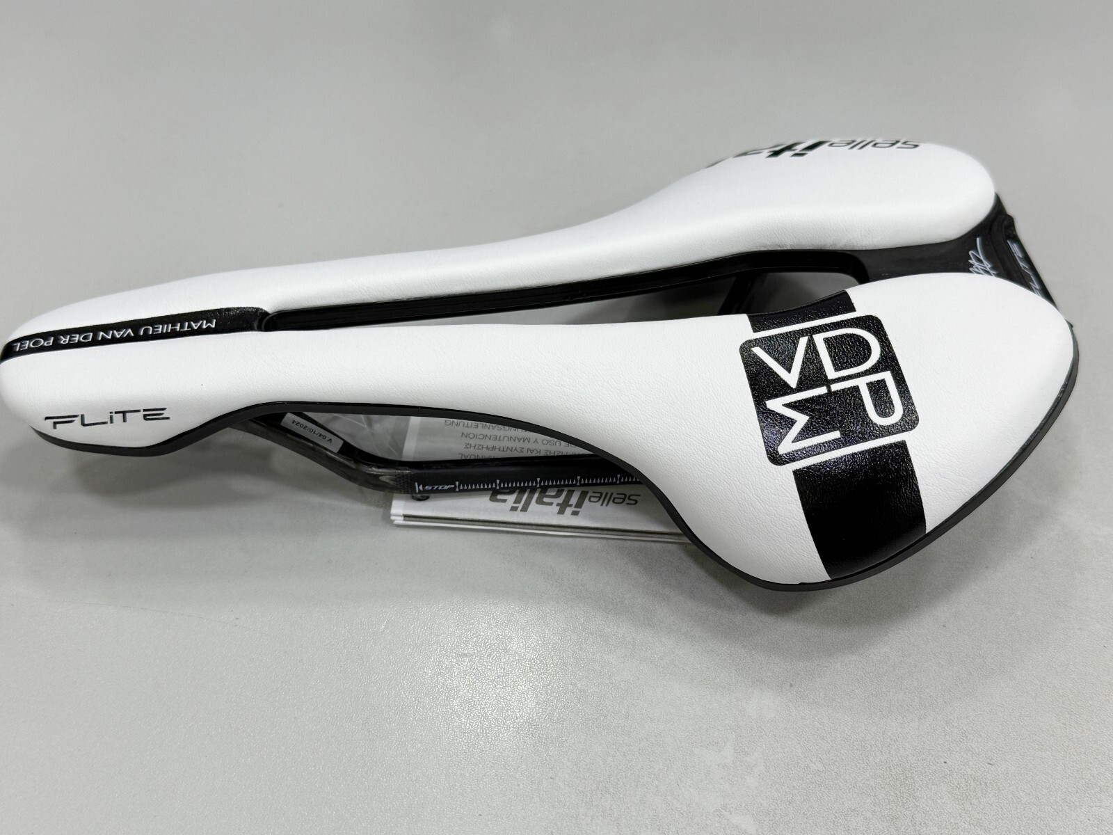 Selle Italia Flite Boost Kit Superflow MVDP Carbon Rail Saddle (White) 145x250mm
