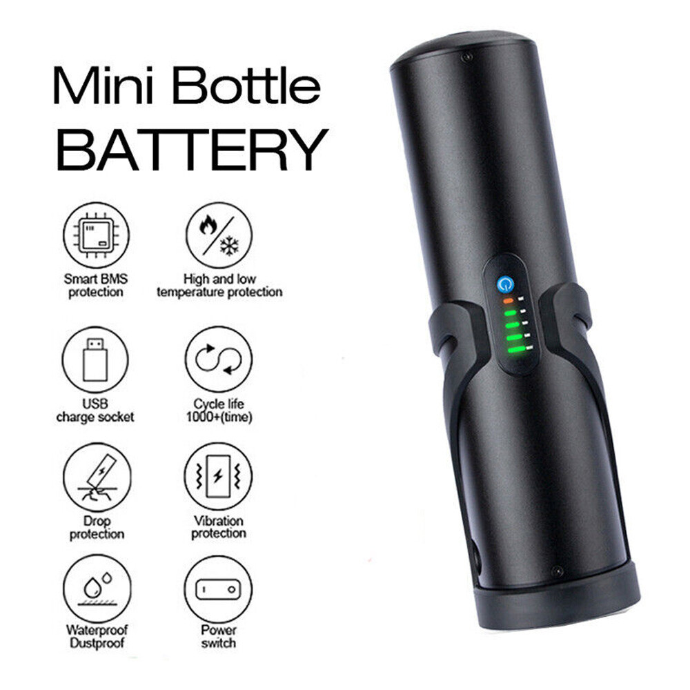 UPP Mini Water Bottle Li-ion Ebike Battery 36V 48V 7Ah 10.5Ah for 50W-500W Motor
