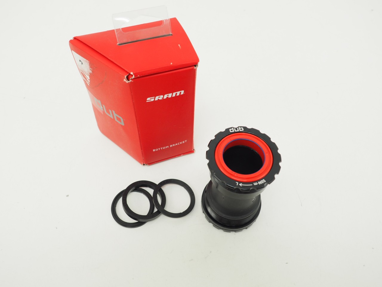 New! SRAM Dub Ceramic T47 Bottom Bracket Outboard Bearing Black/Red
